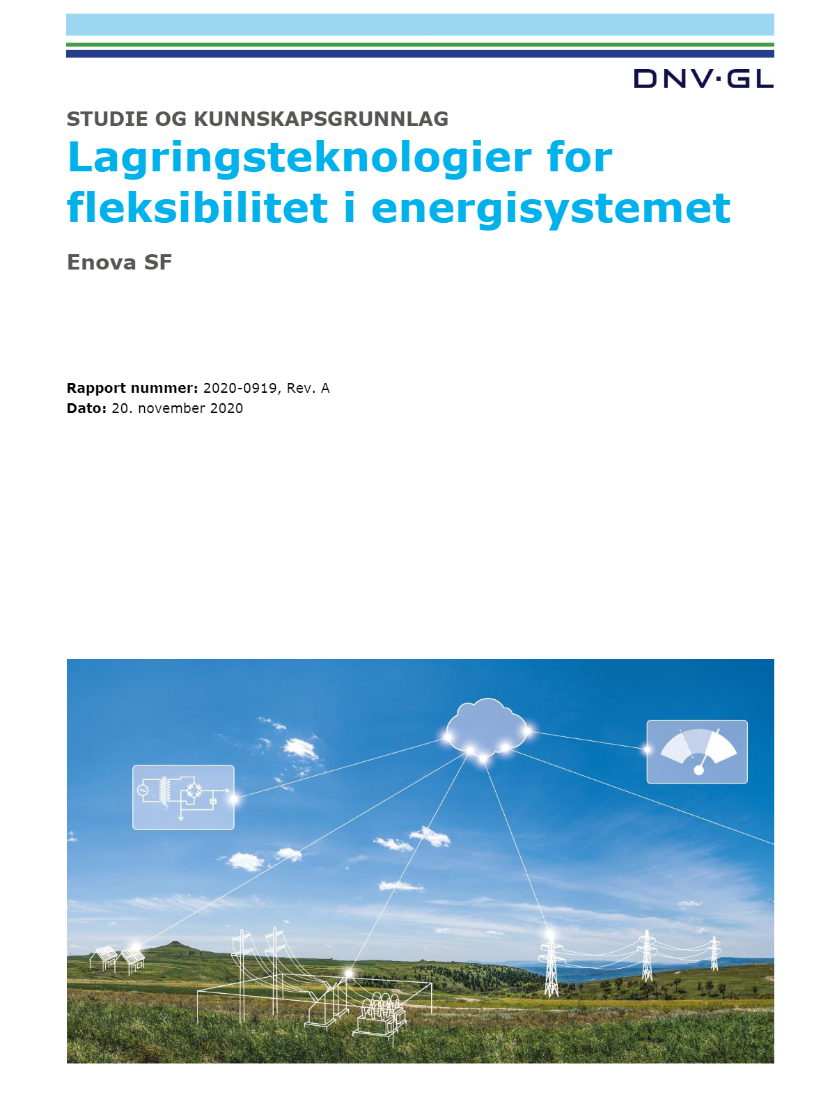 Lagringsteknologier for fleksibilitet i energisystemet