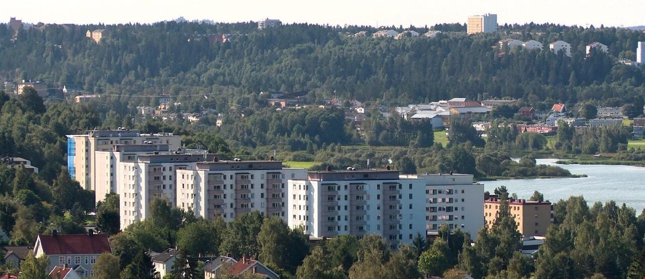 Bilde av flere boligblokker