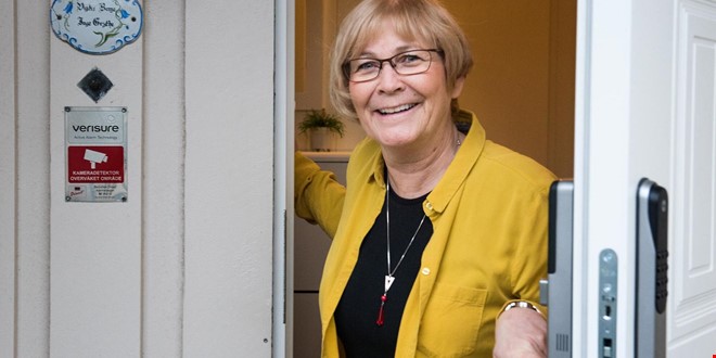 Vigdis Berge forteller om luft-til-vann-varmepumpe