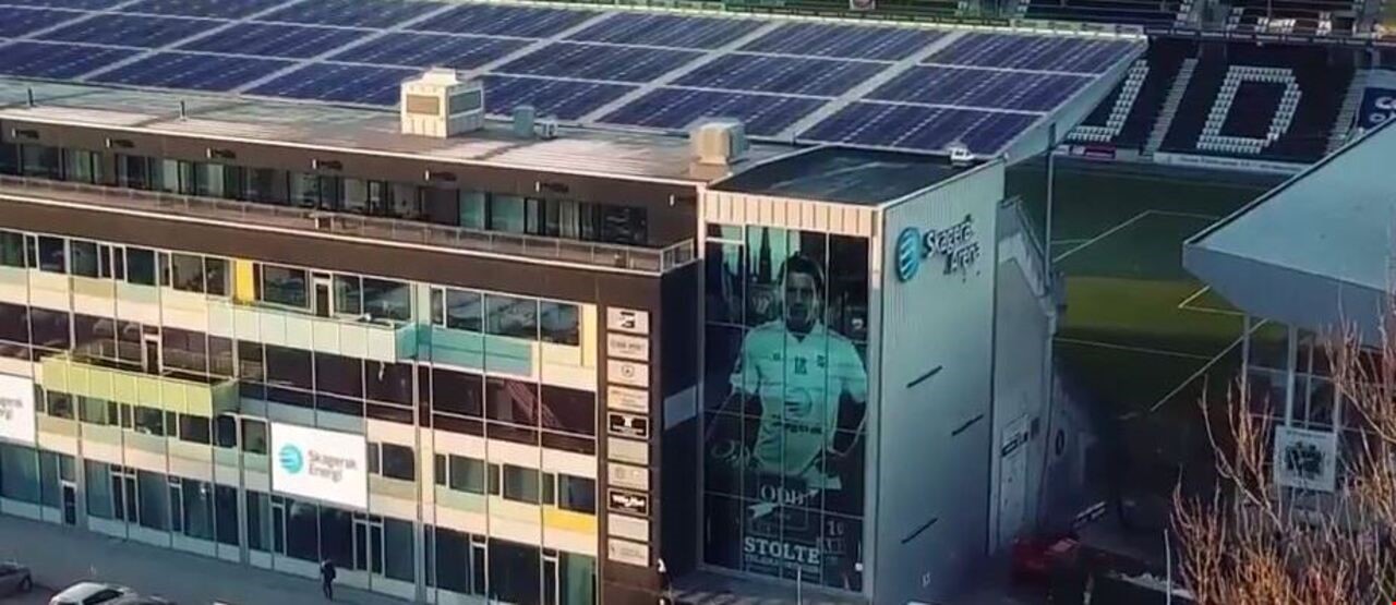 Utsiden av Skagerak Arena