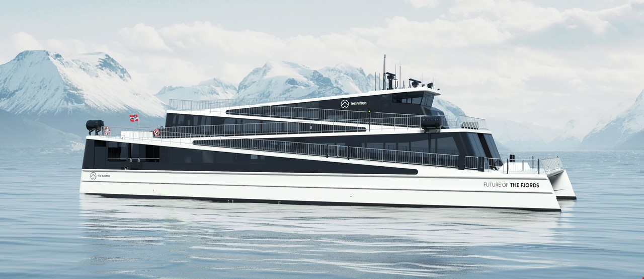 Pax batteridrevet passasjer/sightseeingfartøy i karbonfiber