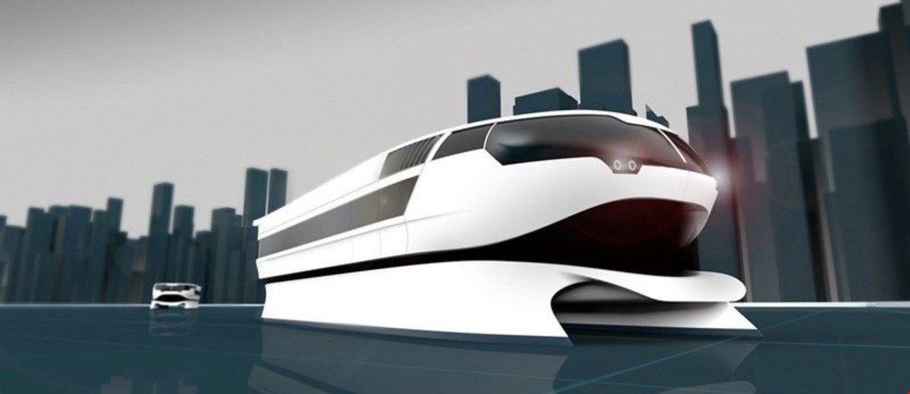 Modell av Urban Water Shuttle