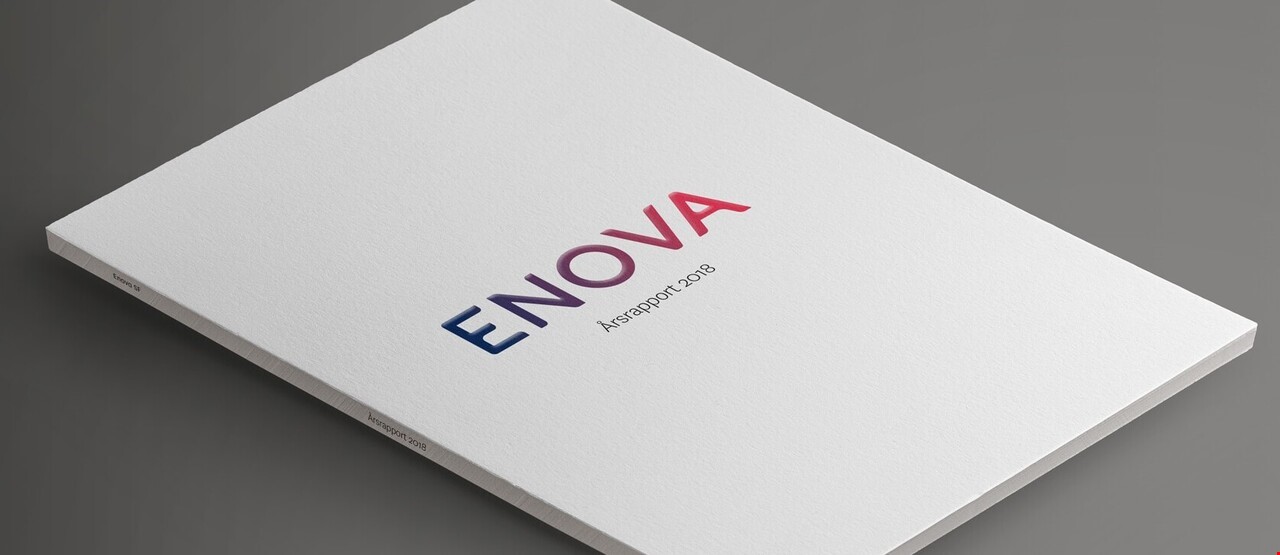Forside av Enova årsrapport