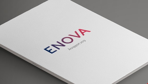 Forside av Enova årsrapport