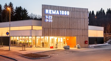 Fasade av Rema 1000 Kroppanmarka.